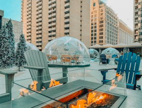Miracle Pop-Up Opens With Igloo Cabanas And Curling At The Adolphus Hotel Rooftop
