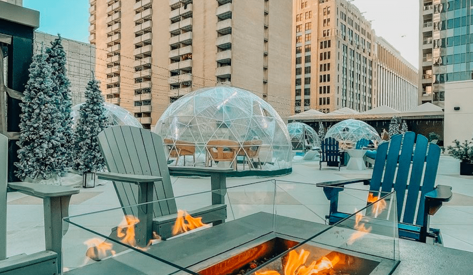 Miracle Pop-Up Opens With Igloo Cabanas And Curling At The Adolphus Hotel Rooftop