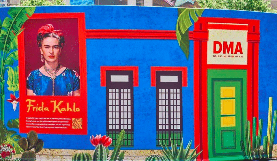 The DMA Is Setting Up Frida Kahlo Pop-Up Art Pieces In Local Dallas Communities