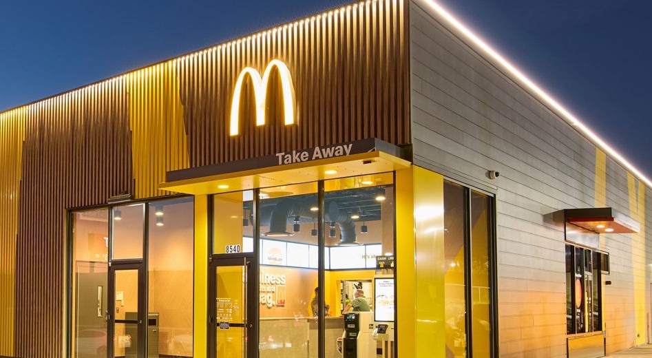 Photo of the new McDonald's drive-thru concept restaurant being tested in Fort Worth
