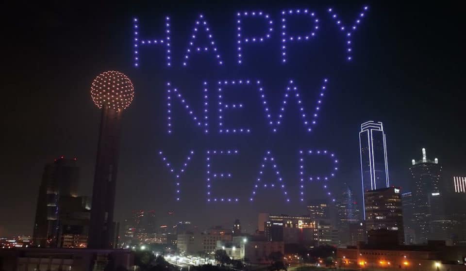 Reunion Tower’s NYE Celebrations Will Feature An Enormous Custom Made Drone Show Tonight
