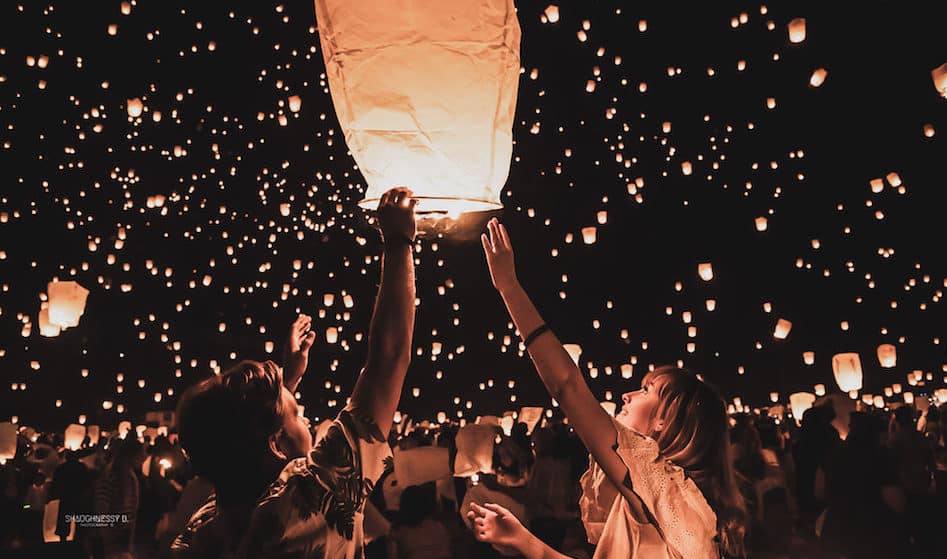 Bask In The Glow Of A Thousand Lights At This Mesmerizing Sky Lantern Festival