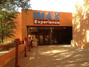 Photo of the Omni Theater IMAX entrance at Fort Worth Museum of Science & Industry