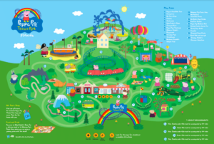 Image showing the propose layout of the Peppa Pig Theme Park coming to North Texas