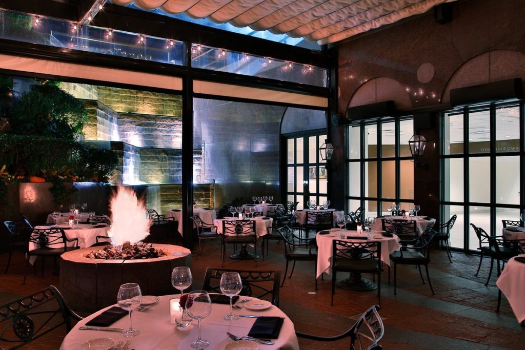 Stunning interiors at Dakota’s Steakhouse in Dallas