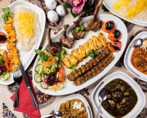 Greek feast from Sahara Mediterranean Restaurant in Dallas