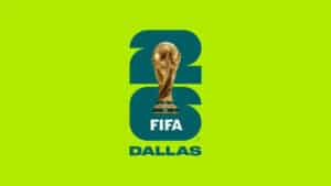 Image of the Dallas logo and colors that it will use as a host city in the FIFA World Cup 2026