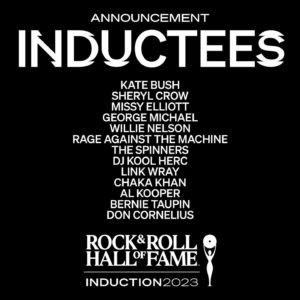 Image showing the Rock & Roll Hall of Fame inductees for 2023