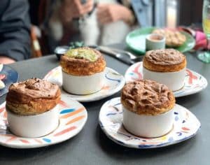 Selection of Souffles from French restaurant Rise in Dallas