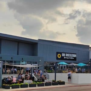 Exterior to On Rotation Brewery & Kitchen in Dallas